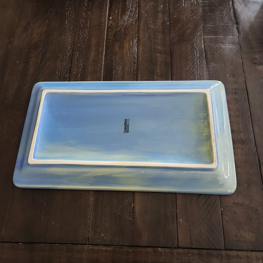 Crate & Barrel Calabria Tray Serving Platter